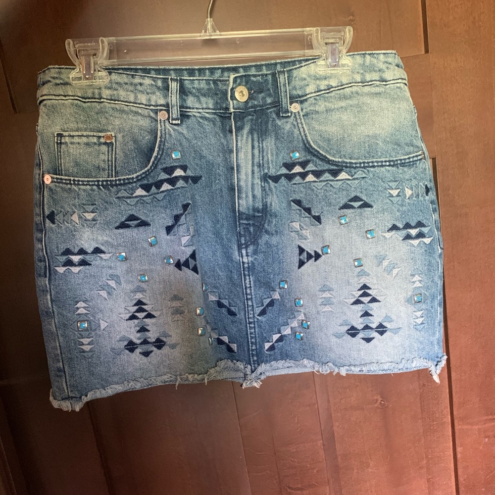 H&M Divided Denim Mini Skirt